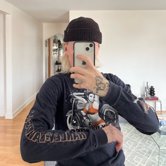 vintage harley davidson longsleeve - Picture 2 of 3